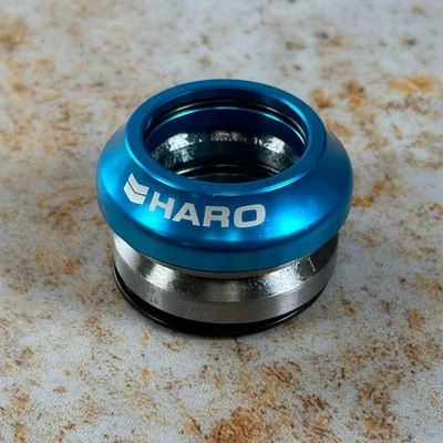 Haro Deadset Intergrated BMX Headset Black Polished Platinum or Teal - Image 1 of 4