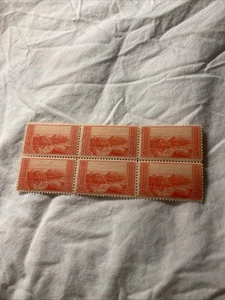 US-(-1934-)Scott # 741-National Parks-2c. Block of 6 Stamps -MNH #11 - Picture 1 of 2