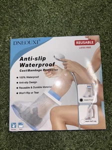 Cubierta impermeable para pies para ducha botas de ducha adultos para pies después de la cirugía - Imagen 1 de 1