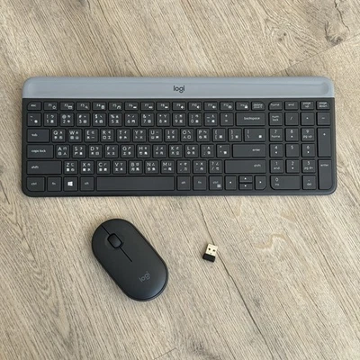 Logi (Logitech) Wireless Keyboard MK470 With USB Dongle & Mouse QWERTY/Chinese - Image 1 of 4