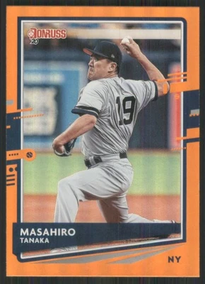 2020 Donruss голографический оранжевый No120 Masahiro Tanaka New York Yankees 232 - Изображение 1 из 2