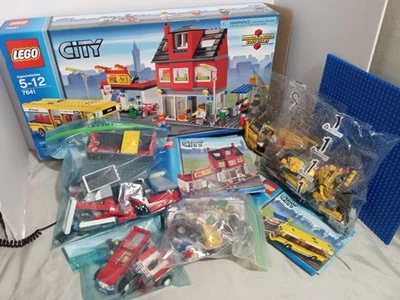 Lego 7641 City LOT IN BOX HALF OPENED +Lego Police 7286+ Lego Fire Truck 7942 - Image 1 of 4
