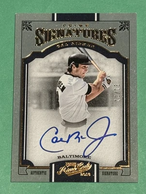 2016 Panini Prime Cuts Signatures Cal Ripken Jr. Auto #10/15 ORIOLES ON CARD HOF - Image 1 of 2