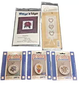 Menge fünf Kreuzstich-Sets: 1 Wasserkante, 1 Chaarmers, 3 Lil-Stiche - Bild 1 von 7