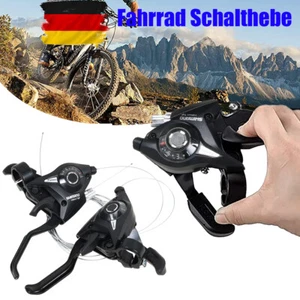 2x Fahrrad Schalthebel Altus MTB V-Brake für Shimano 3x7-fach 21Gang Schaltung - Bild 1 von 12