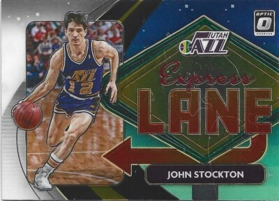 Panini Donruss Optic 2020-21 - Express Lane #2 John Stockton Foto 1 de 2