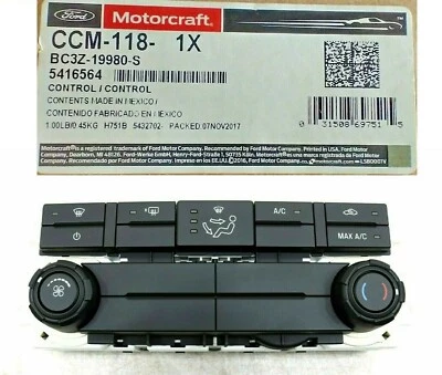 Módulo de control de climatización MOTORCRAFT CCM-118 para Ford F250 F350 F450 F550 2016 Foto 1 de 4