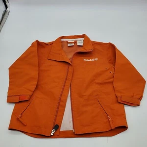 Timberland Kids Boys Full Zip Orange  Jacket Windbreaker Coat Size 3T  - Picture 1 of 5
