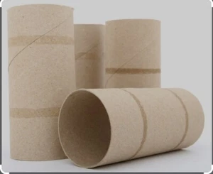 Toilet Paper Empty Roll Craft Light Weight Create Color Glue Combine Hang Art - Picture 1 of 1