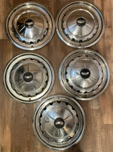 1957 Chevrolet Bel Air 14" Wheel Covers Hub Caps - Set of 5 - Picture 1 of 12