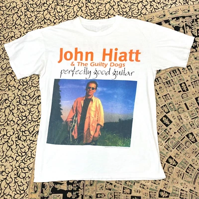 John Hiatt Perfectly Good Guitar 1993-94 world tour t-shirt - Image 1 of 3