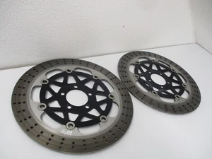 Bremsscheiben vorne Vorderrad 4,88mm + 4,89mm (98) Kawasaki ZX7R ZX750N 96-03 - Picture 1 of 4