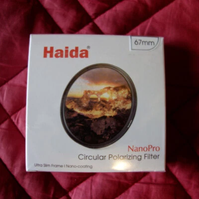 Haida NanoPro 67mm Circular Polarizer Filter Multicoated CPL Slim Frame - Image 1 of 2