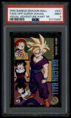 Dragon Ball Japanese Visual Adventure 95 221 Son Gohan Take Off PSA 9 91713287 - Image 1 of 2