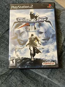 Soul Calibur 3 PS2 Playstation 2 Black Label With Demo Disc Complete CIB - Picture 1 of 4