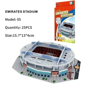 3D Arsenal Emirates Stadium Puzzle – 105 Piece Football Model | Gift for Fans & - Picture 1 of 1