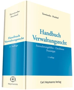 Handbuch Verwaltungsrecht: Formulierungshilfen Musterbescheide Checklisten  - Bild 1 von 1