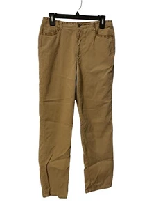 Liz Claiborne Lizwear Jeans Khaki Colored Corduroy Pants Petite Size 10 - Picture 1 of 4