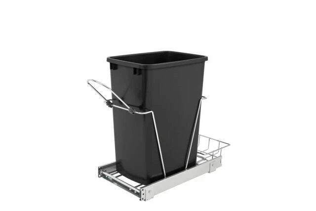 Rev-A-Shelf RV-12KD-18C S Mount Single Bin Trash