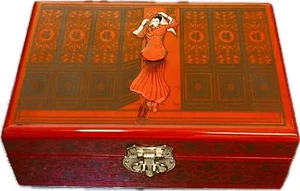 Schmuckschatulle Schmuckkästchen aus Holz im Asia Style Hochwertig veredelt - Bild 1 von 7
