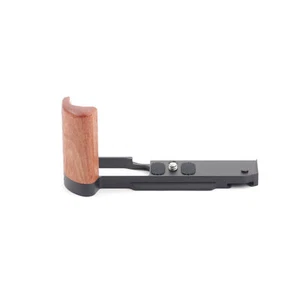 L QR Wood Finger Hand Grip Holder With Alloy Base For Nikon ZFC Camera Retro Cam - Picture 1 of 5
