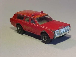 3 INCH 1968 Mercury Commuter Fire Dept Playart 1/64 Diecast Hong Kong USED lose - Bild 1 von 6