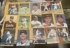 Lot of 23 Baltimore Orioles Autographed Signed Team Issue 4x5 Photos - Mussina - Picture 1 of 17