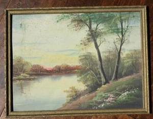 Brown County Indiana Hoosier Artist Geraldine Darwood landscape oil painting---- - Picture 1 of 1