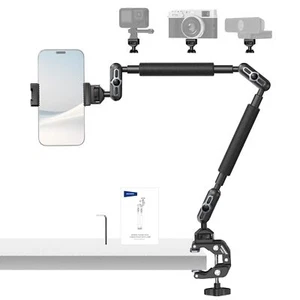 NEEWER 22" Braccio Stabile con Super Morsetto Articolato per Supporto Scrivania ARRI - Foto 1 di 9