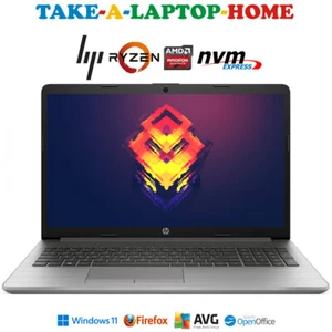 HP Gaming Ryzen 3.7GHz Laptop Windows11 Full HD 15.6" SSD NVMe & AMD Radeon GFX - Picture 1 of 11