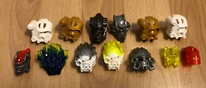 LEGO Bionicle Mask & Head Lot – 13 Total KANOHI - Picture 1 of 3