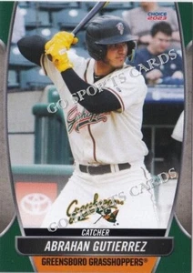 2023 Greensboro Grasshoppers Abrahan Gutierrez RC Rookie Pirates Minor League VZ - Picture 1 of 1
