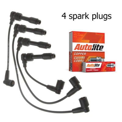 Juego de cables y bujías Autolite para Chevrolet Optra Forenza 2,0 L L4 4408 Foto 1 de 3