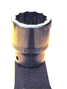 Llave de vaso cromada S-K 3/4" Drive #47148 12 puntos 1 1/2" hecha en Francia - Imagen 1 de 7