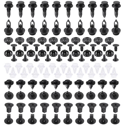 100 Pcs Fender Liner Fastener Rivet Push Bumper Clips Retainer For Toyota Lexus - Image 1 of 4