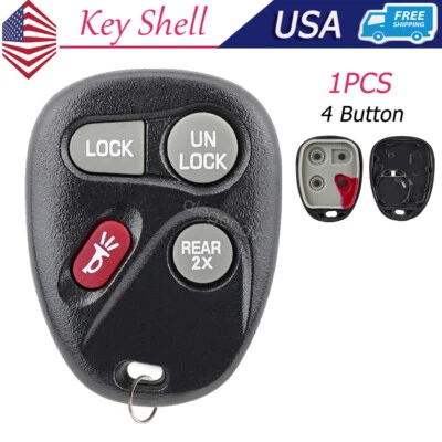 Remote Key Shell Case for 1996 1997 1998 1999 2000 2001 2002 Chevrolet Camaro - Image 1 of 4