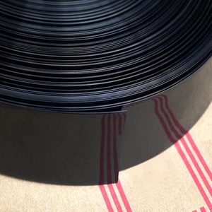 Black 12MM Φ7MM PVC HEAT SHRINK TUBING TUBE 26FT - Picture 1 of 2