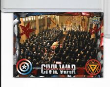 2016 Upper Deck Marvel Captain America Civil War Red Foil Insert 74/100 Card #28