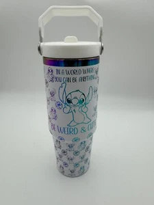 🎄UNIQUE Lilo & Stitch Tumbler 30oz - Custom Laser Engraved - Geometric Design - Picture 1 of 8