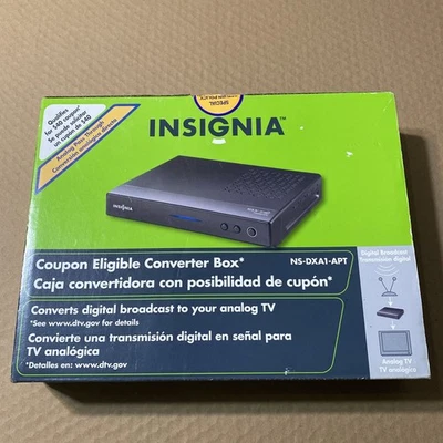 SEALED Insignia NS-DXA1-APT Digital To Analog Converter Box W/Remote & Cables... - Image 1 of 4