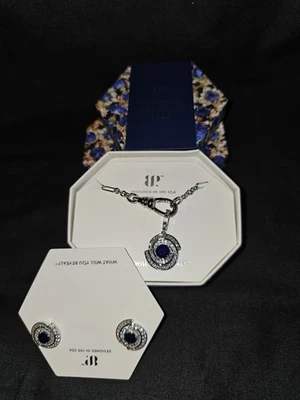 Bomb Party September Birthday Necklace And Earring Set - Image 1 of 4