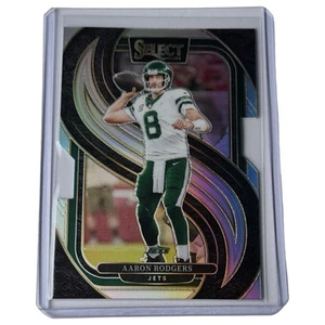2024 Panini Select Aaron Rodgers Silver Prizm Die-Cut #126 Premier Level Jets - Picture 1 of 2