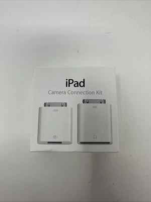 Genuine Apple iPad Camera Connection Kit 30 Pin A1362 A1358 MC531ZM/A New Sealed - Image 1 of 3