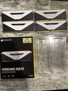 Corsair Vengeance RGB RT 32GB PC4-28800 DDR4-3600 CL18 White Desktop Memory - Picture 1 of 3
