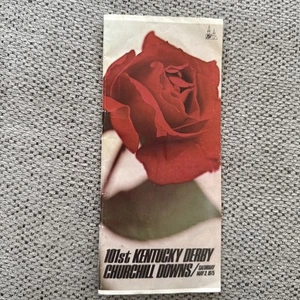 1975 Kentucky Derby Churchill Downs Horse Race Program Foolish Pleasure Win 101 - Picture 1 of 13