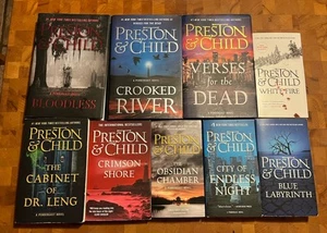 Preston & Child Books Lot Of 9  Paperback Hardcover Mixed Lot - Picture 1 of 3