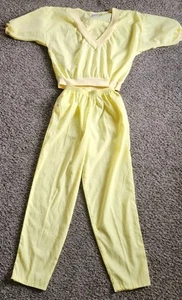 VINTAGE 60'S 70'S HAMPTON SPORT TENNIS GOLF OUTFIT SHIRT SIZE L PANTS SIZE M - Picture 1 of 11