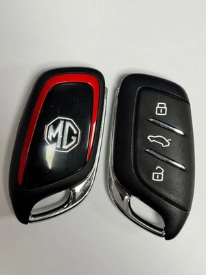 GENUINE MG 3 BUTTON REMOTE SMART KEY FOB. TESTED & WORKING ZS HS EZS !!! - Image 1 of 4