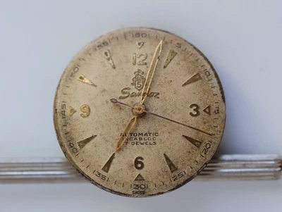 Reloj Sandoz Vintage Automático Incabloc 17J Movimiento Dial Piezas Lote para Reparación Foto 1 de 4