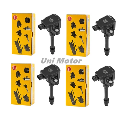 4 pcs NGK OEM Ignition Coils For Honda Civic 2016-2021 Fit 2015-2020 2.0L U5362 - Image 1 of 4